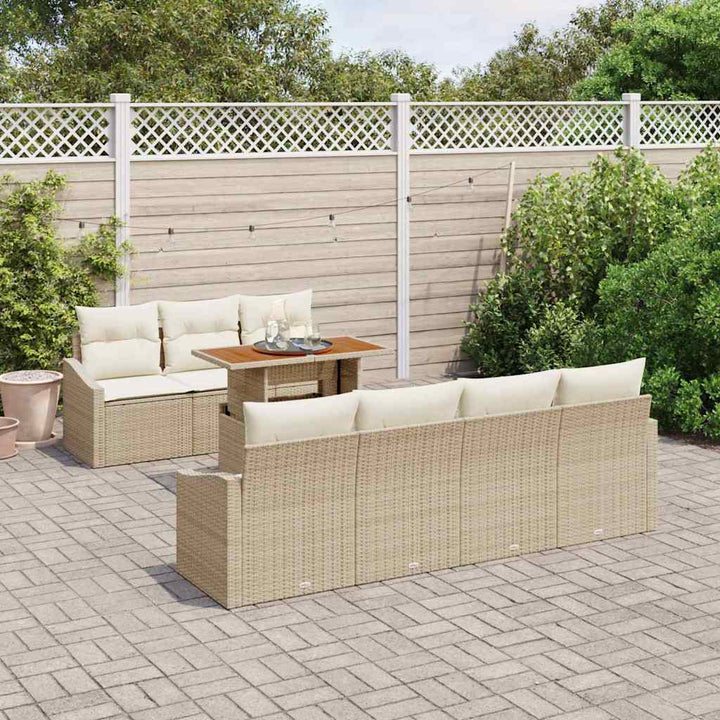 Have Spisebordssæt med pude Beige og creme 100 x 55 x 73 cm