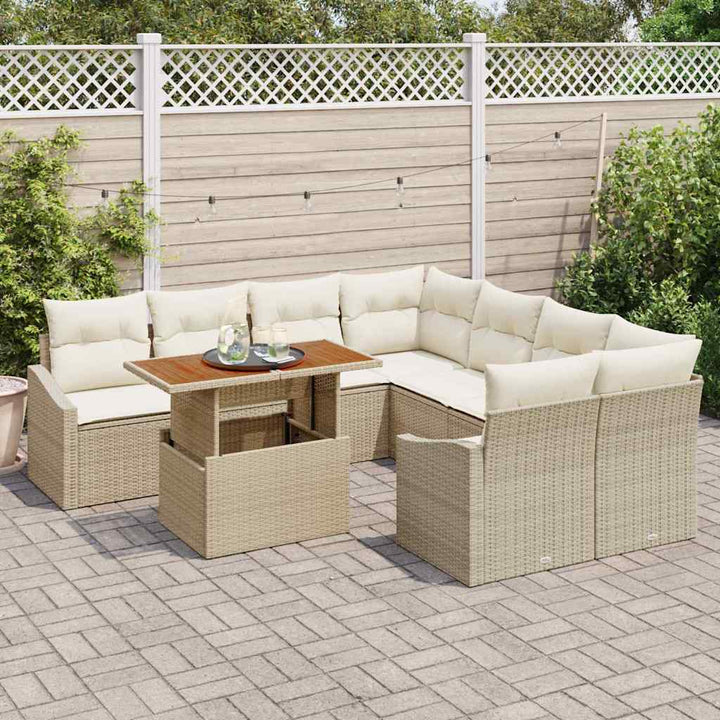 Have Spisebordssæt med pude Beige og creme 100 x 55 x 73 cm