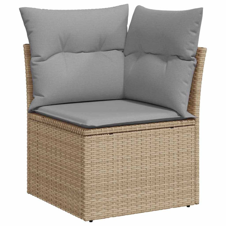 Have Spisebordssæt 10 pcs Beige og grå 100 x 55 x 73 cm