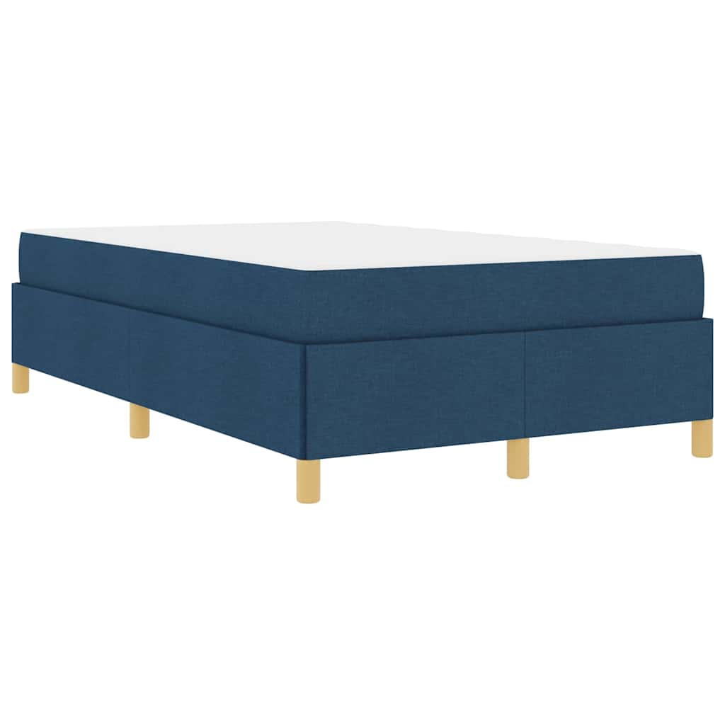 Box spring seng med madras Blå 120 x 190 cm Stof