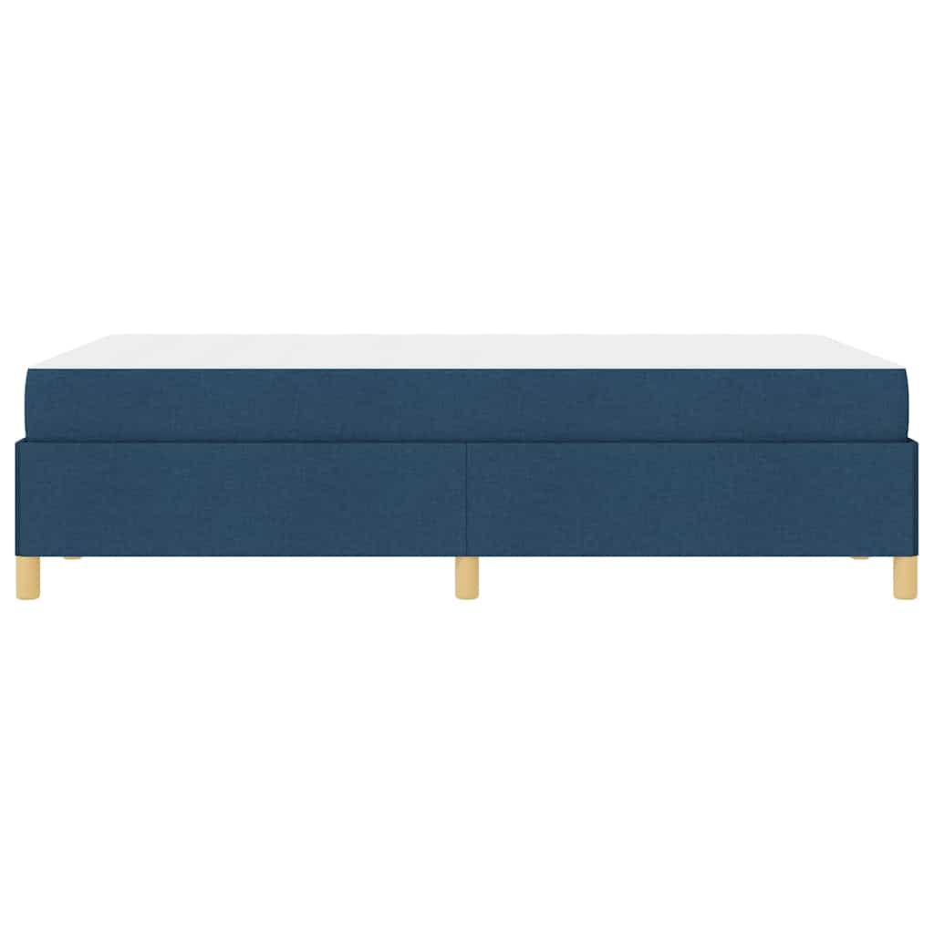 Box spring seng med madras Blå 120 x 190 cm Stof