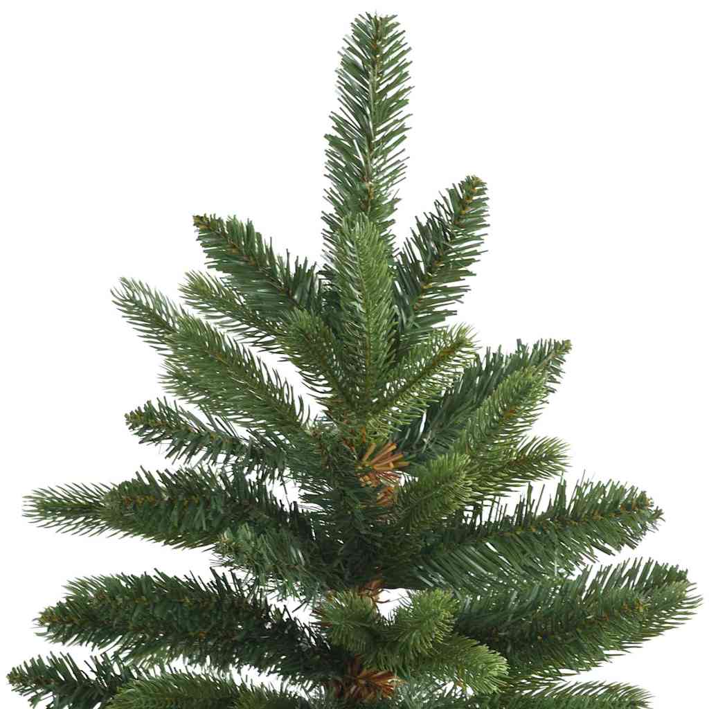 Kunstigt Hinged Juletræ med stativ Grøn 210 cm PVC, PE og stål