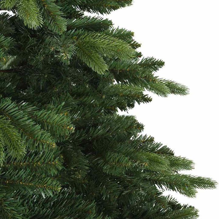 Kunstigt Hinged Juletræ med stativ Grøn 210 cm PVC, PE og stål