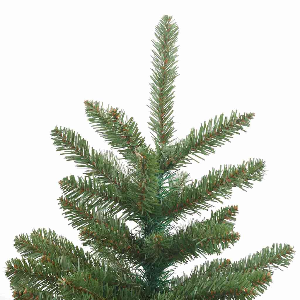 Kunstigt Hinged Juletræ med stativ Grøn 240 cm PVC, stål