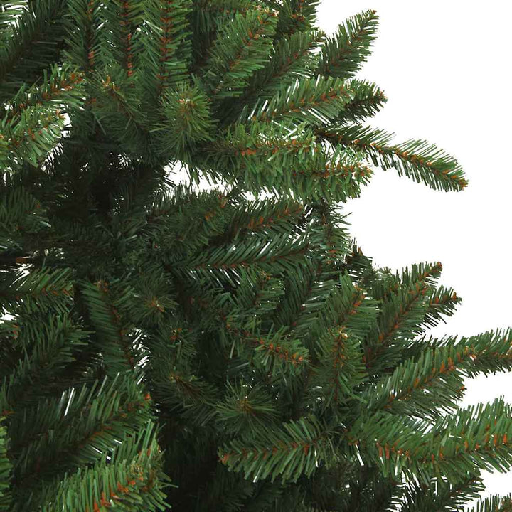 Kunstigt Hinged Juletræ med stativ Grøn 240 cm PVC, stål