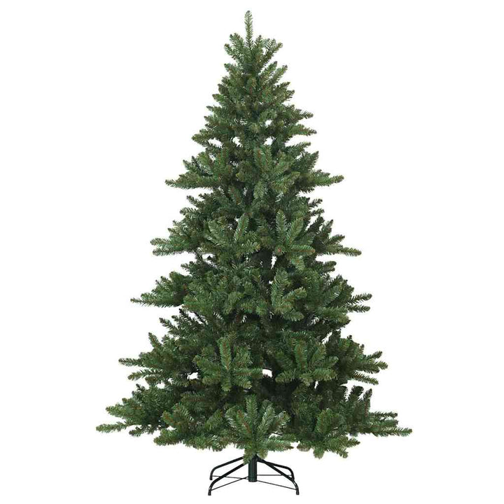 Kunstigt Hinged Juletræ med stativ Grøn 240 cm PVC, stål