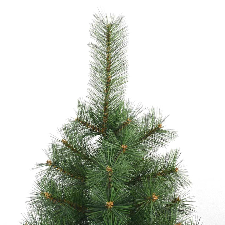 Kunstigt Hinged Juletræ med stativ Grøn 240 cm PVC, stål