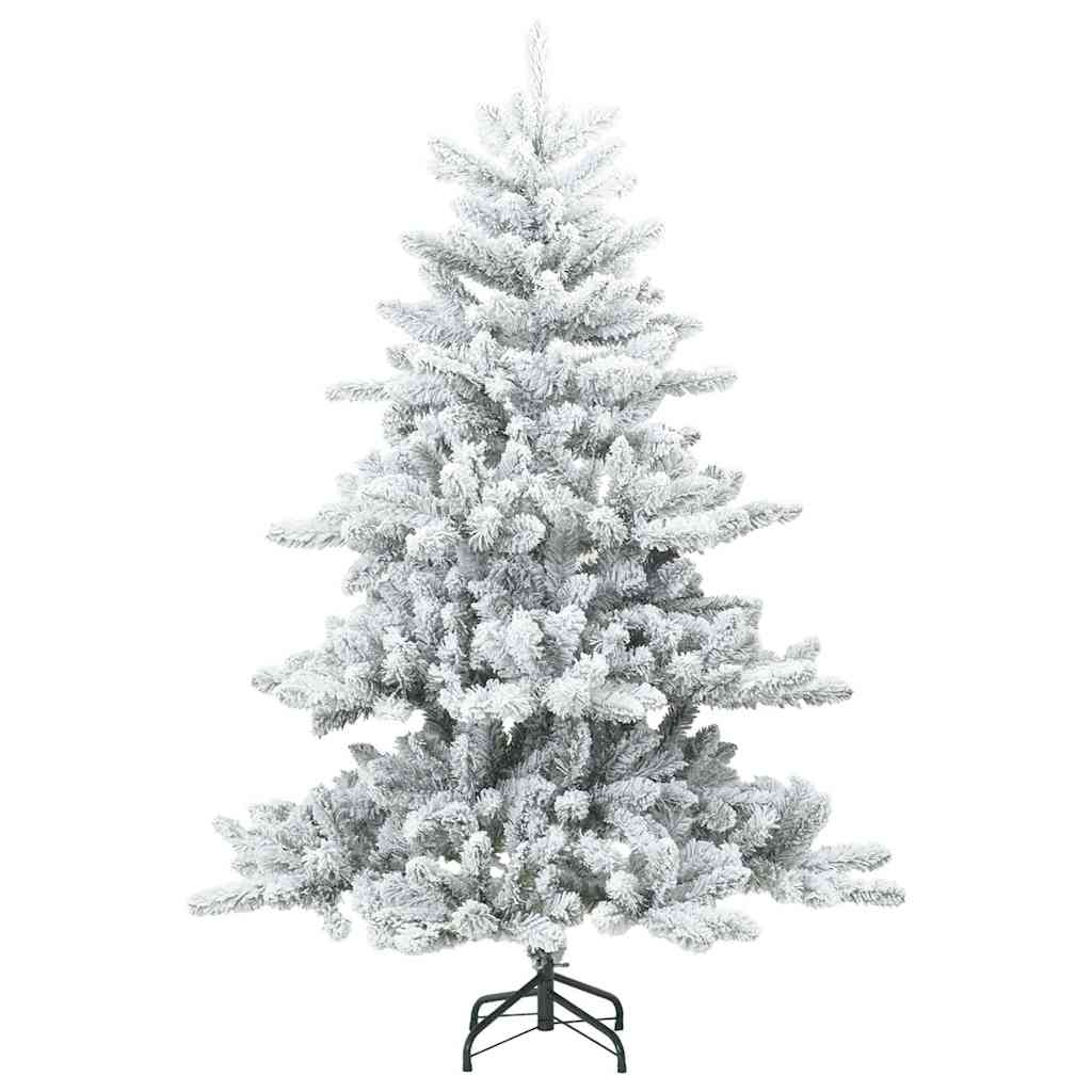 Kunstigt Hinged Juletræ med 150 LED'er med stativ 150 cm PVC