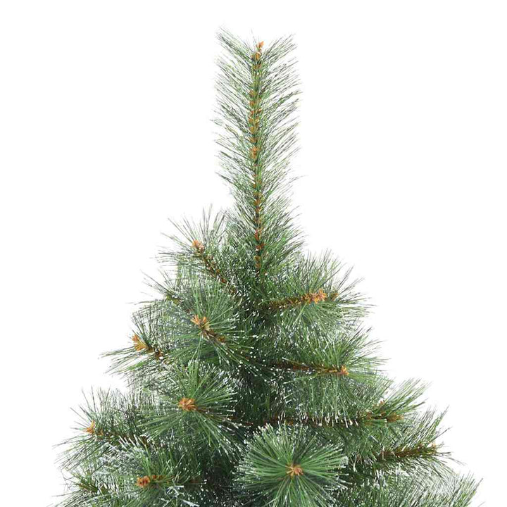 Kunstigt juletræ med 150 LED'er Grøn 150 cm PE og PVC