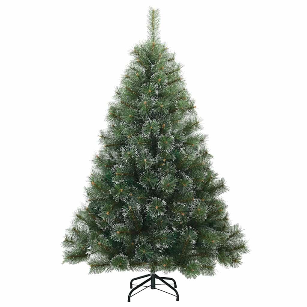 Kunstigt juletræ med 150 LED'er Grøn 150 cm PE og PVC