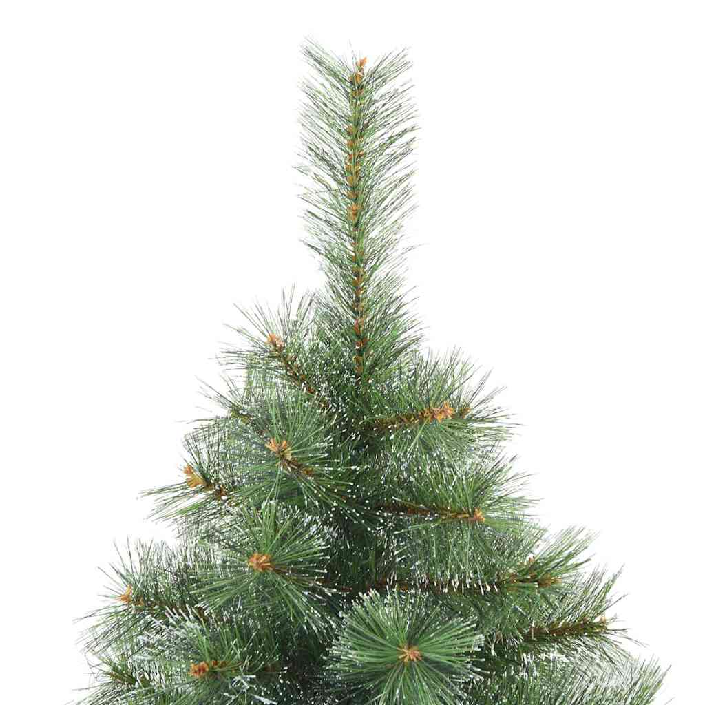 Kunstigt juletræ med 150 LED'er Grøn 150 cm PE og PVC
