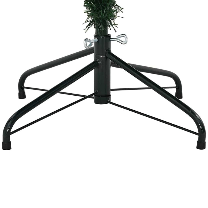 Kunstigt juletræ med stativ Grøn 240 cm PVC, PE og stål