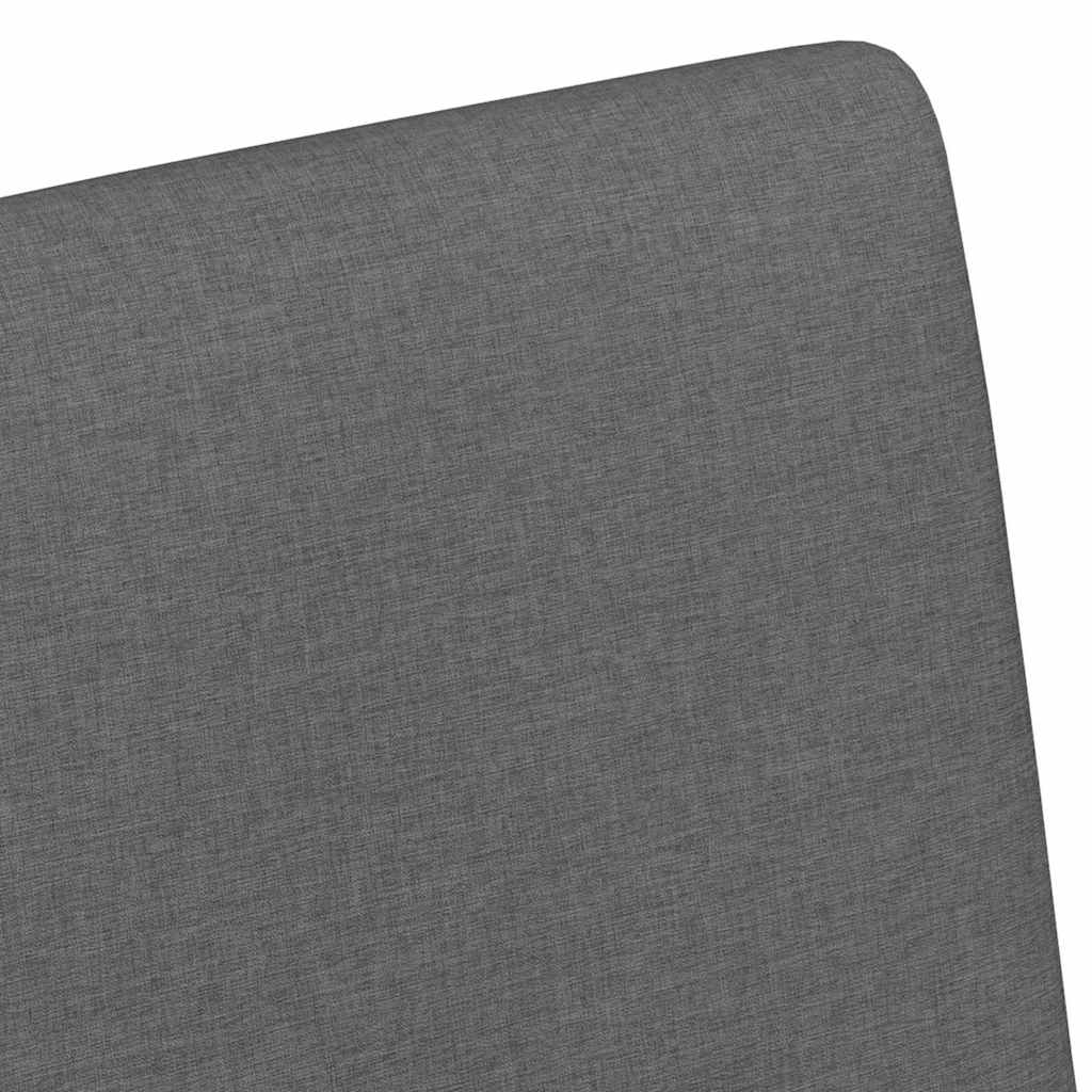 Spisestole med hjul 2 pcs Mørkegrå 57 x 66 x 94 cm Stof