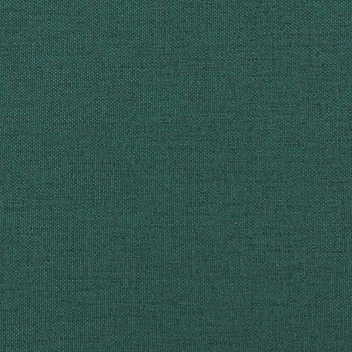 Spisestole med hjul 2 pcs Mørkegrøn 57 x 66 x 94 cm Stof