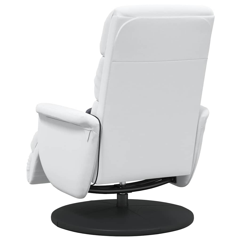 Massage Lænestol Hvid 71 x 98 x 106 cm Kunstlæder