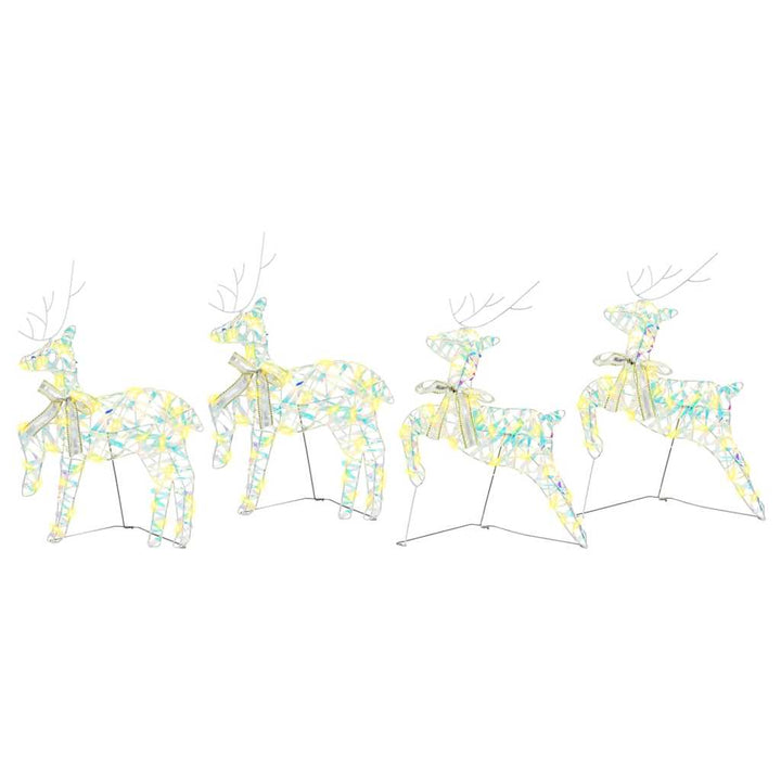 LED Rendyr med 80 LED'er 4 pcs Multifarvet PET