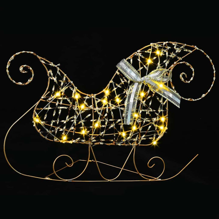 LED Rendyr med 40 LED'er 7 pcs Guld PET
