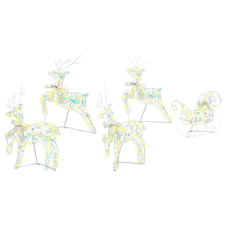 LED Rendyr med 40 LED'er 5 pcs Multifarvet PET
