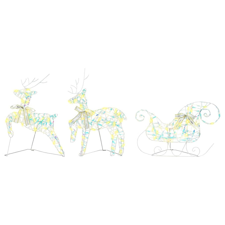LED Rendyr med 40 LED'er 5 pcs Multifarvet PET