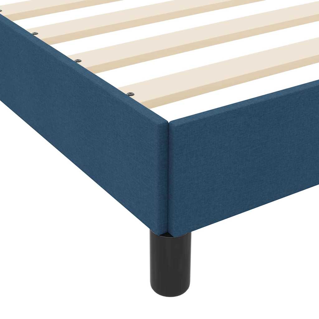 Box spring seng med madras Blå 100 x 200 cm Stof