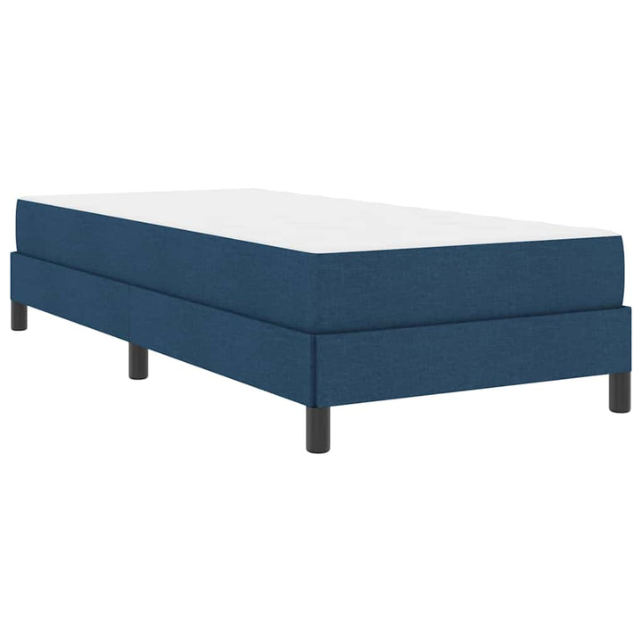 Box spring seng med madras Blå 100 x 200 cm Stof