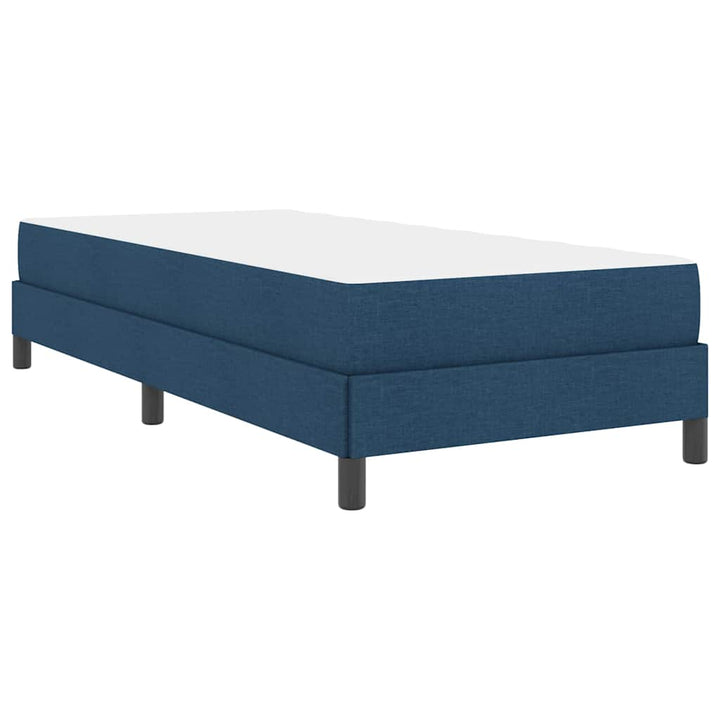 Box spring seng med madras Blå 100 x 200 cm Stof