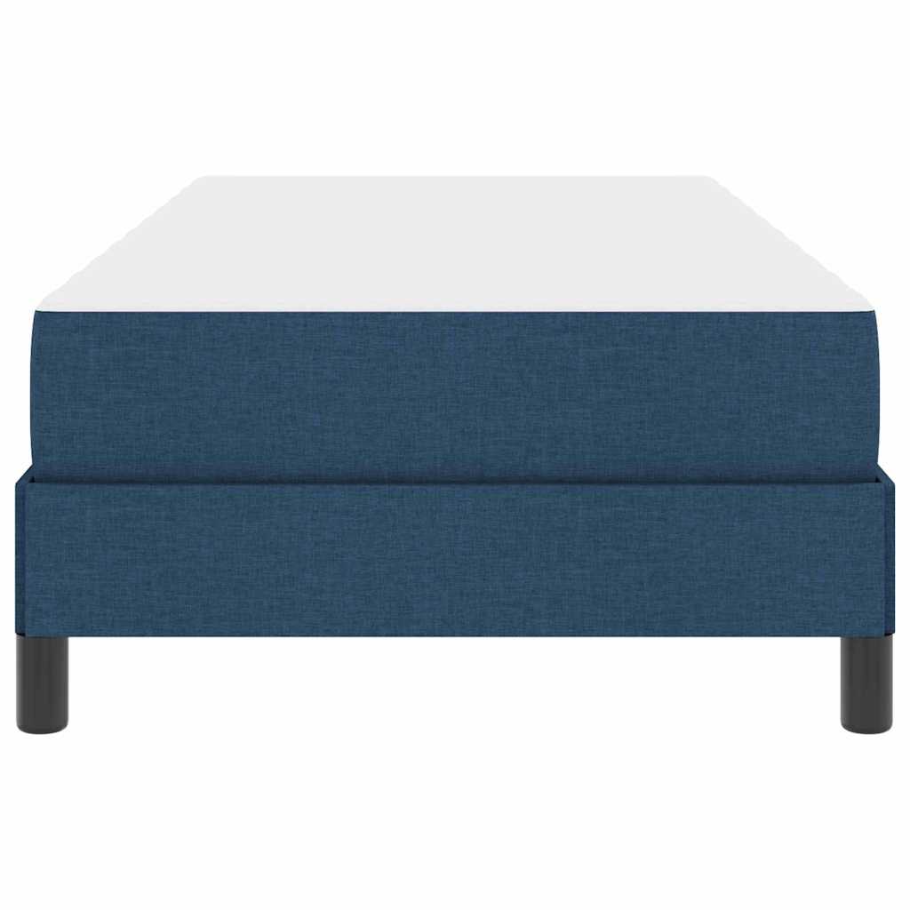 Box spring seng med madras Blå 100 x 200 cm Stof