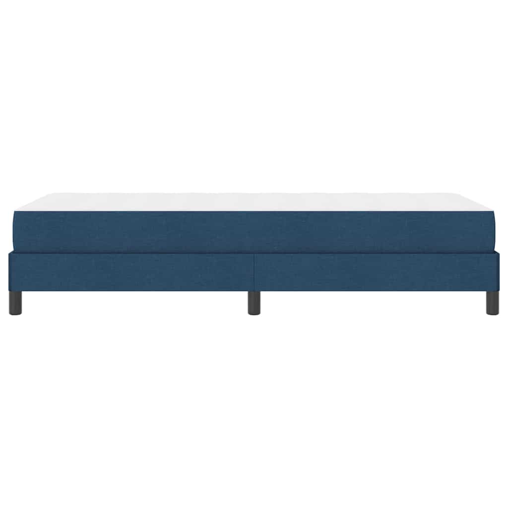 Box spring seng med madras Blå 100 x 200 cm Stof