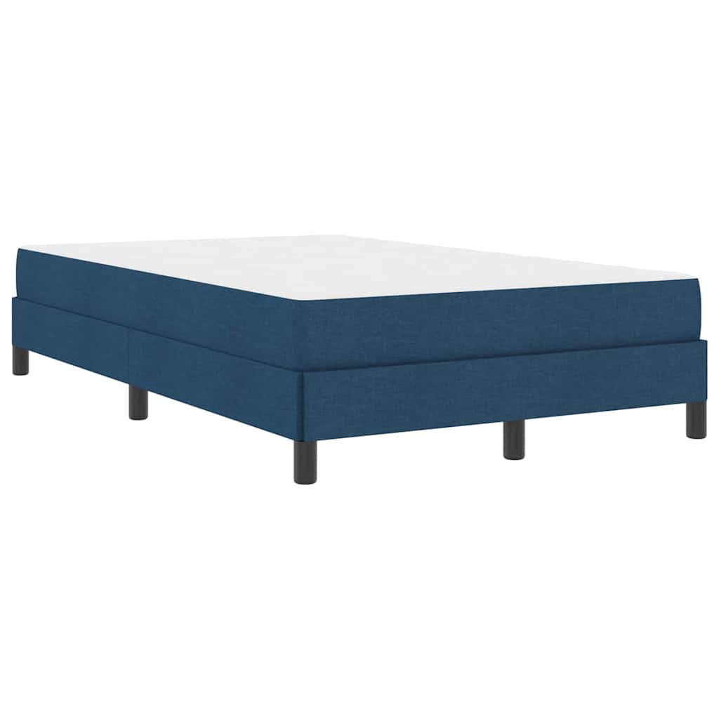 Box spring seng med madras Blå 120 x 200 cm Stof