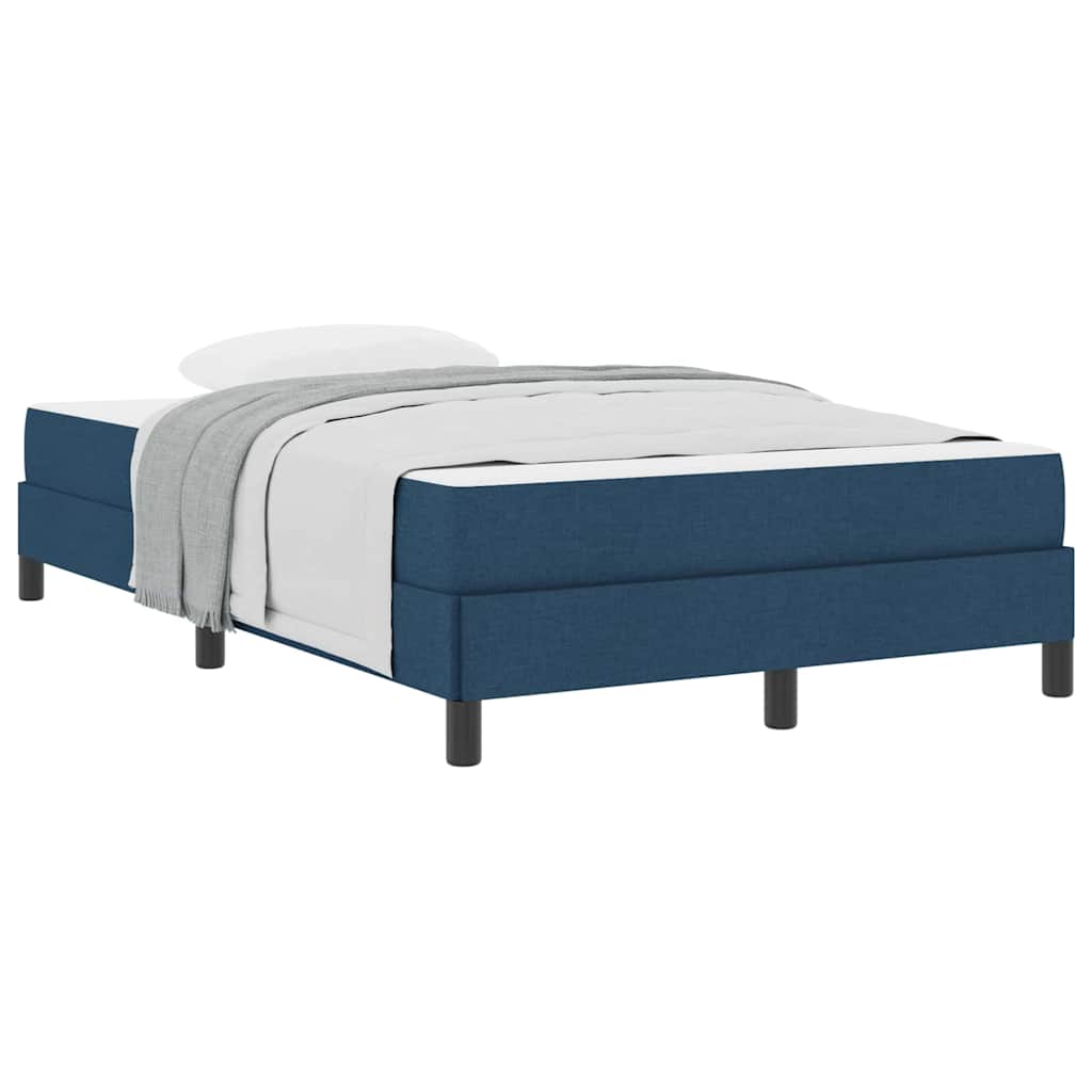 Box spring seng med madras Blå 120 x 200 cm Stof
