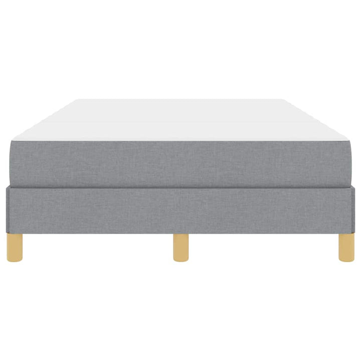 Box spring seng Lysegrå og Brun 120 x 190 cm