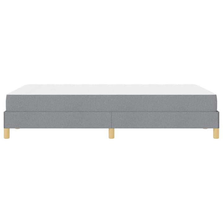 Box spring seng Lysegrå og Brun 120 x 190 cm