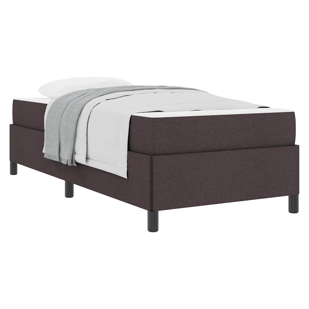 Box spring seng Brun og sort 90 x 190 cm