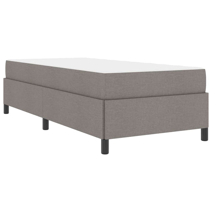 Box spring seng Gråbrun og Sort 90 x 190 cm