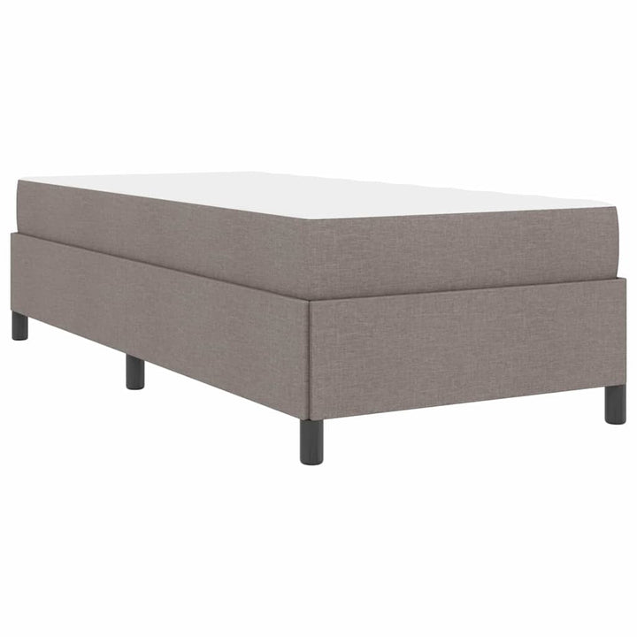 Box spring seng Gråbrun og Sort 90 x 190 cm