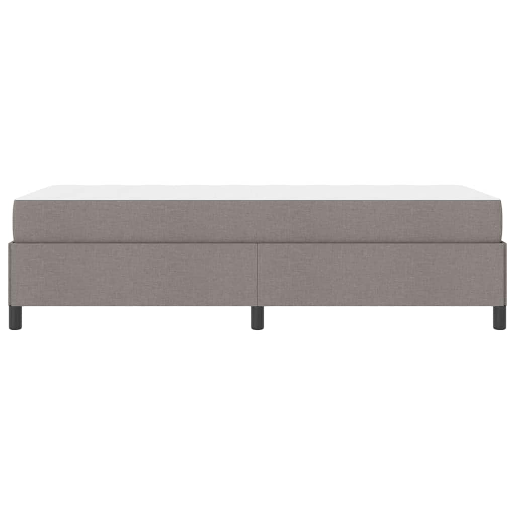 Box spring seng Gråbrun og Sort 90 x 190 cm