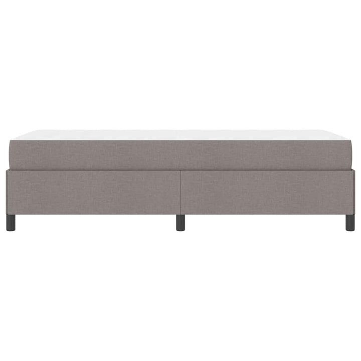 Box spring seng Gråbrun og Sort 90 x 190 cm