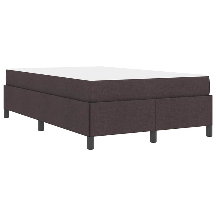 Box spring seng Brun 120 x 190 cm Stof og konstrueret træ