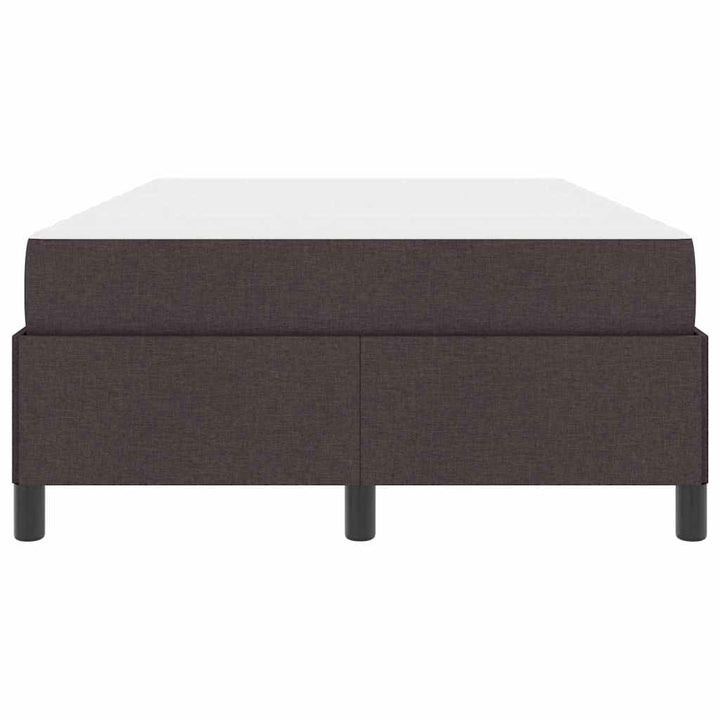 Box spring seng Brun 120 x 190 cm Stof og konstrueret træ