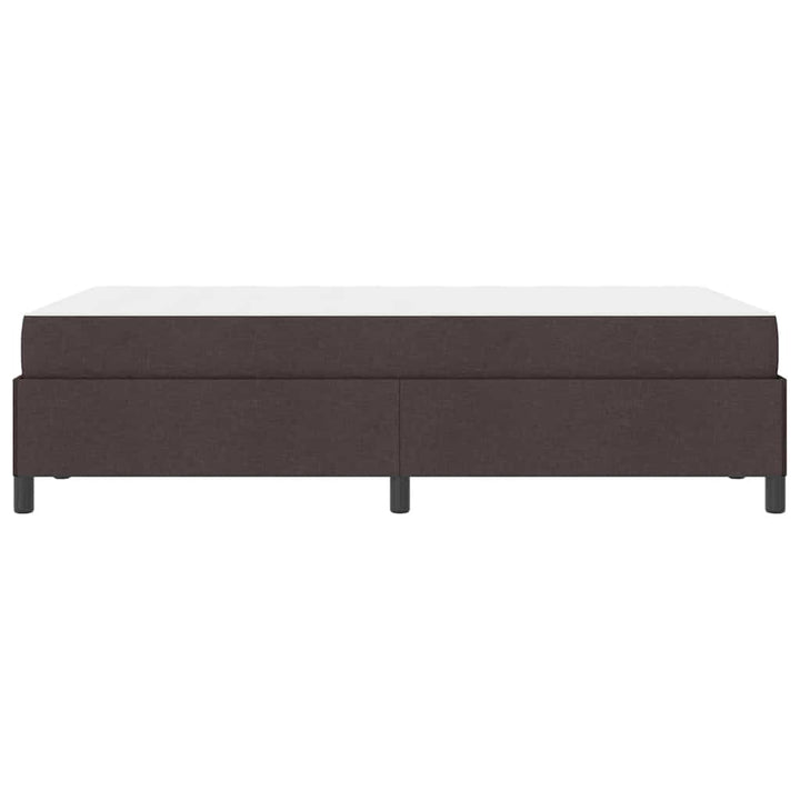 Box spring seng Brun 120 x 190 cm Stof og konstrueret træ