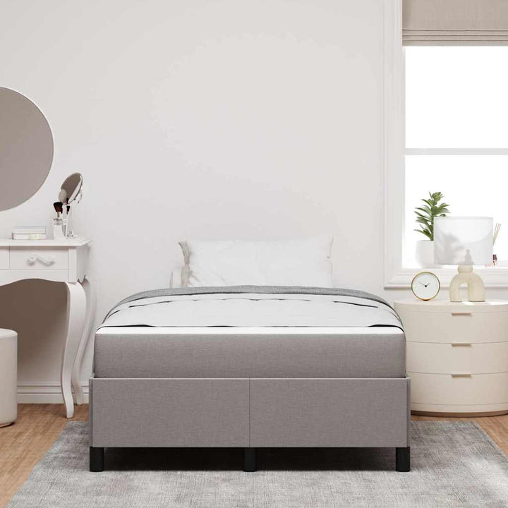 Box spring seng Gråbrun og Sort 120 x 190 cm
