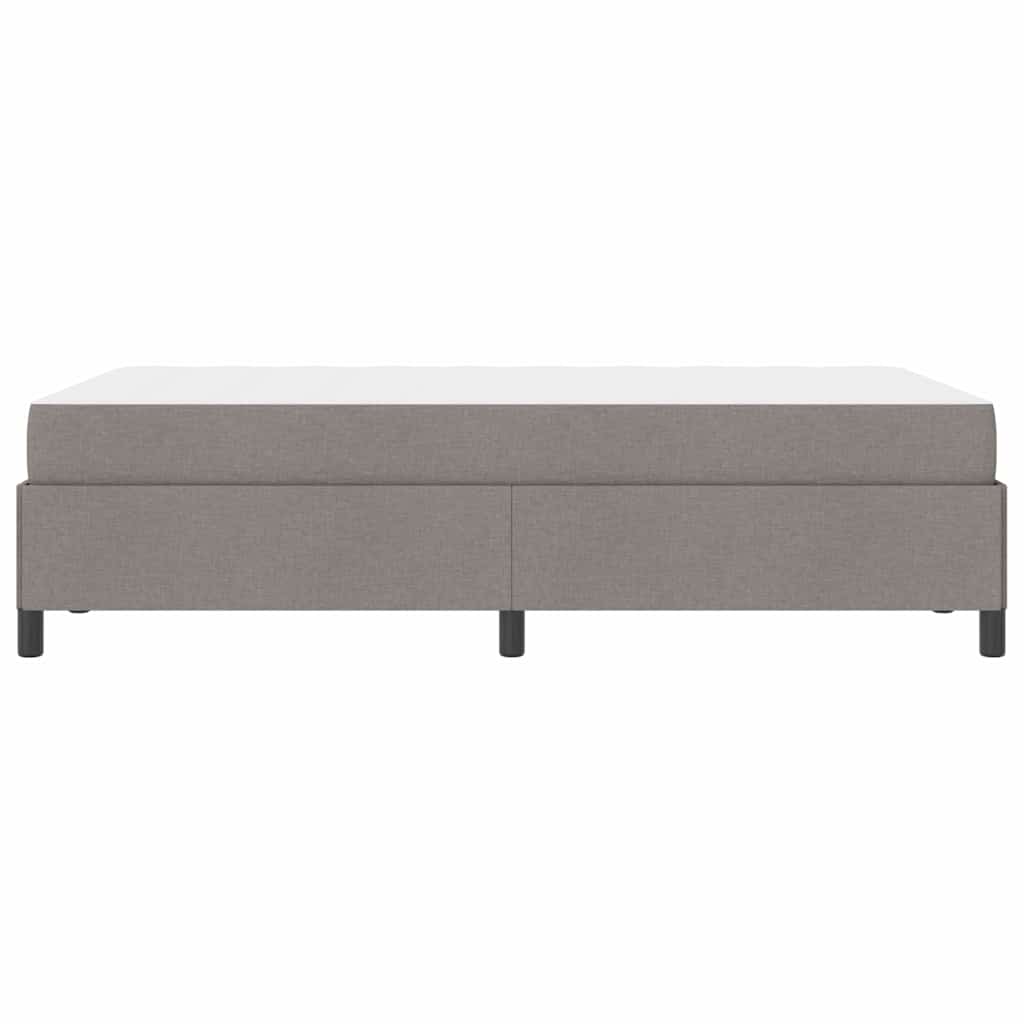 Box spring seng Gråbrun og Sort 120 x 190 cm
