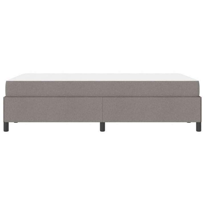 Box spring seng Gråbrun og Sort 120 x 190 cm