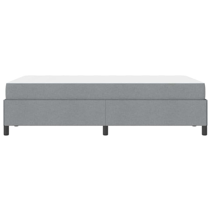Box spring seng Lys grå og sort 120 x 200 cm