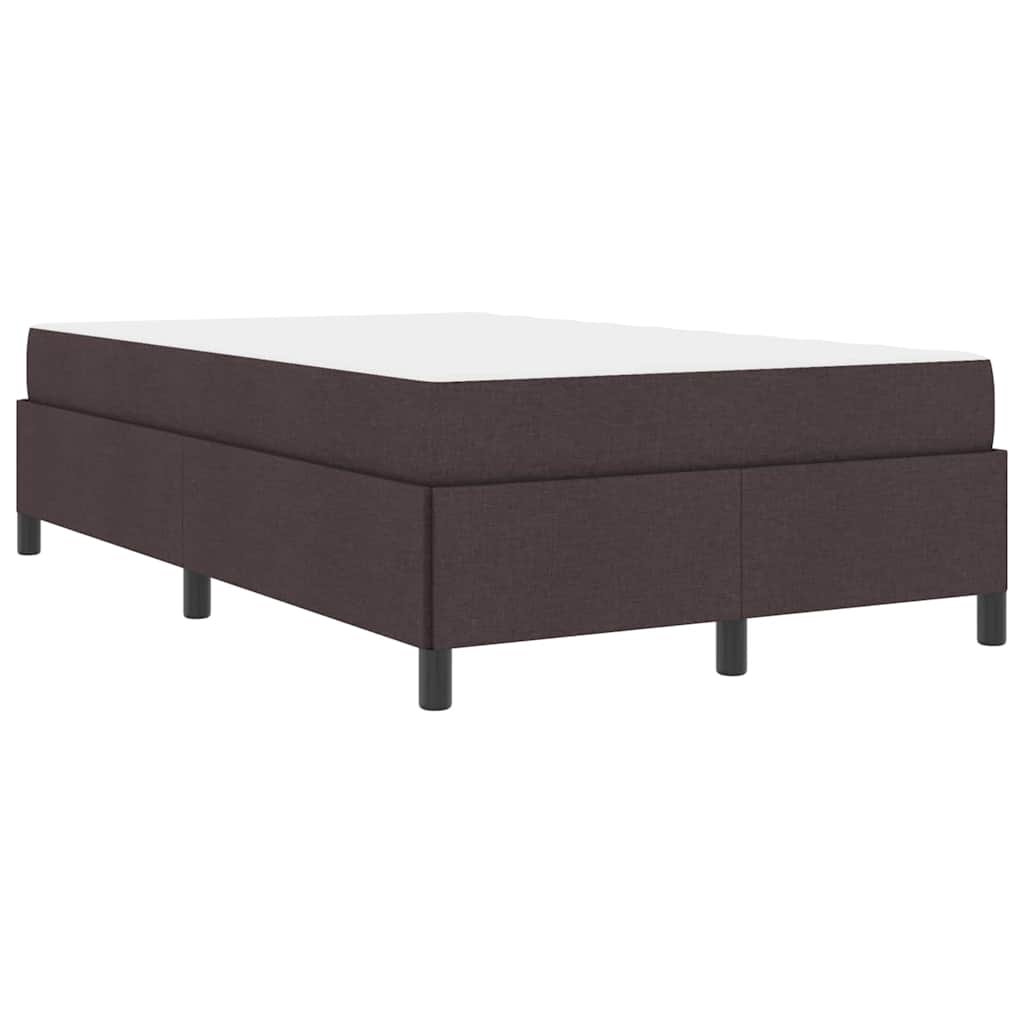 Box spring seng Brun 120 x 200 cm Stof og konstrueret træ