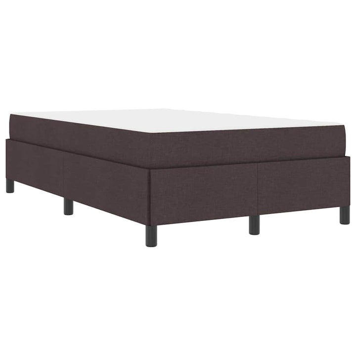 Box spring seng Brun 120 x 200 cm Stof og konstrueret træ