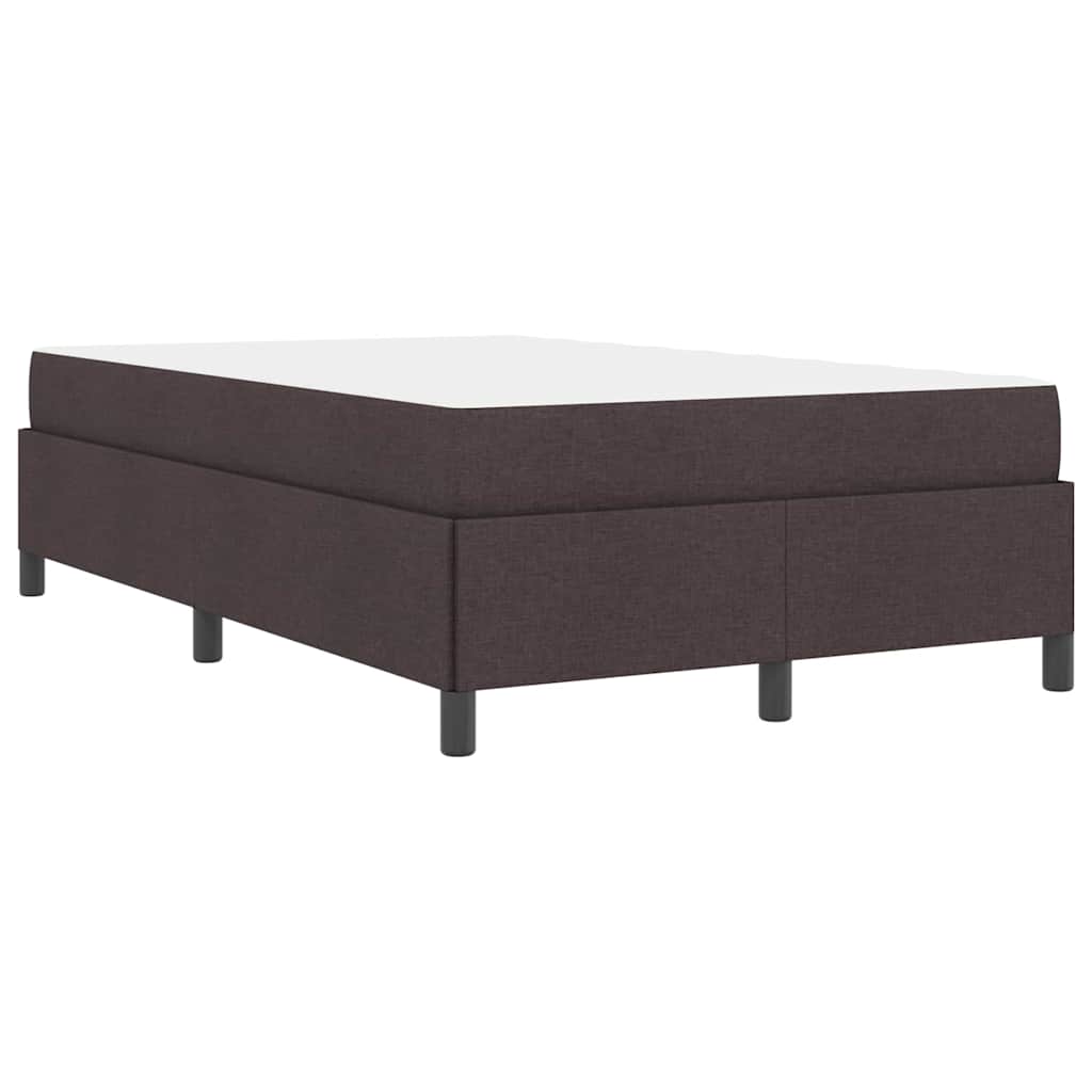 Box spring seng Brun 120 x 200 cm Stof og konstrueret træ