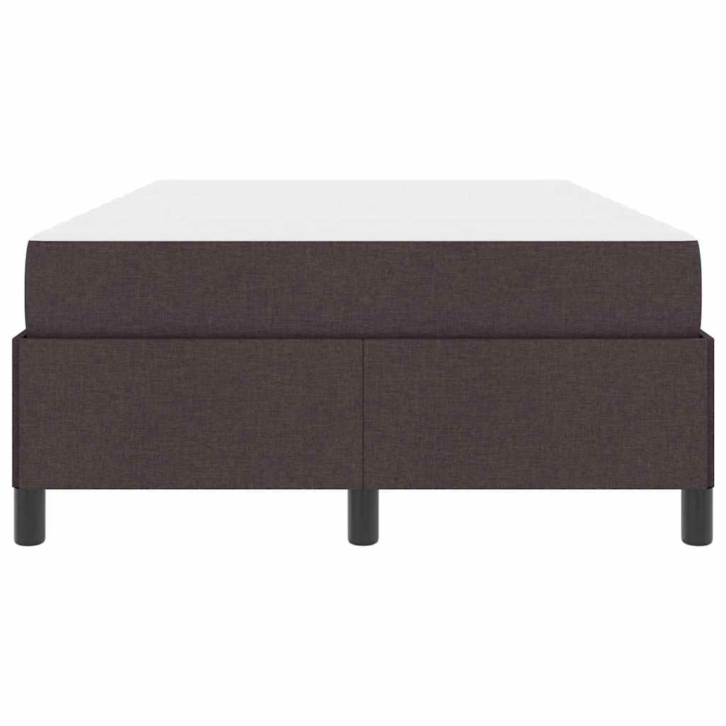 Box spring seng Brun 120 x 200 cm Stof og konstrueret træ