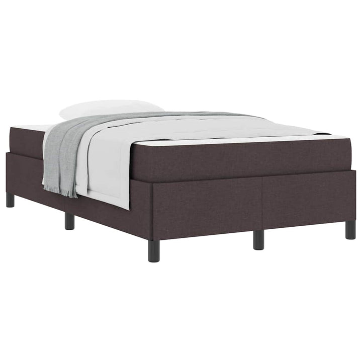 Box spring seng Brun 120 x 200 cm Stof og konstrueret træ