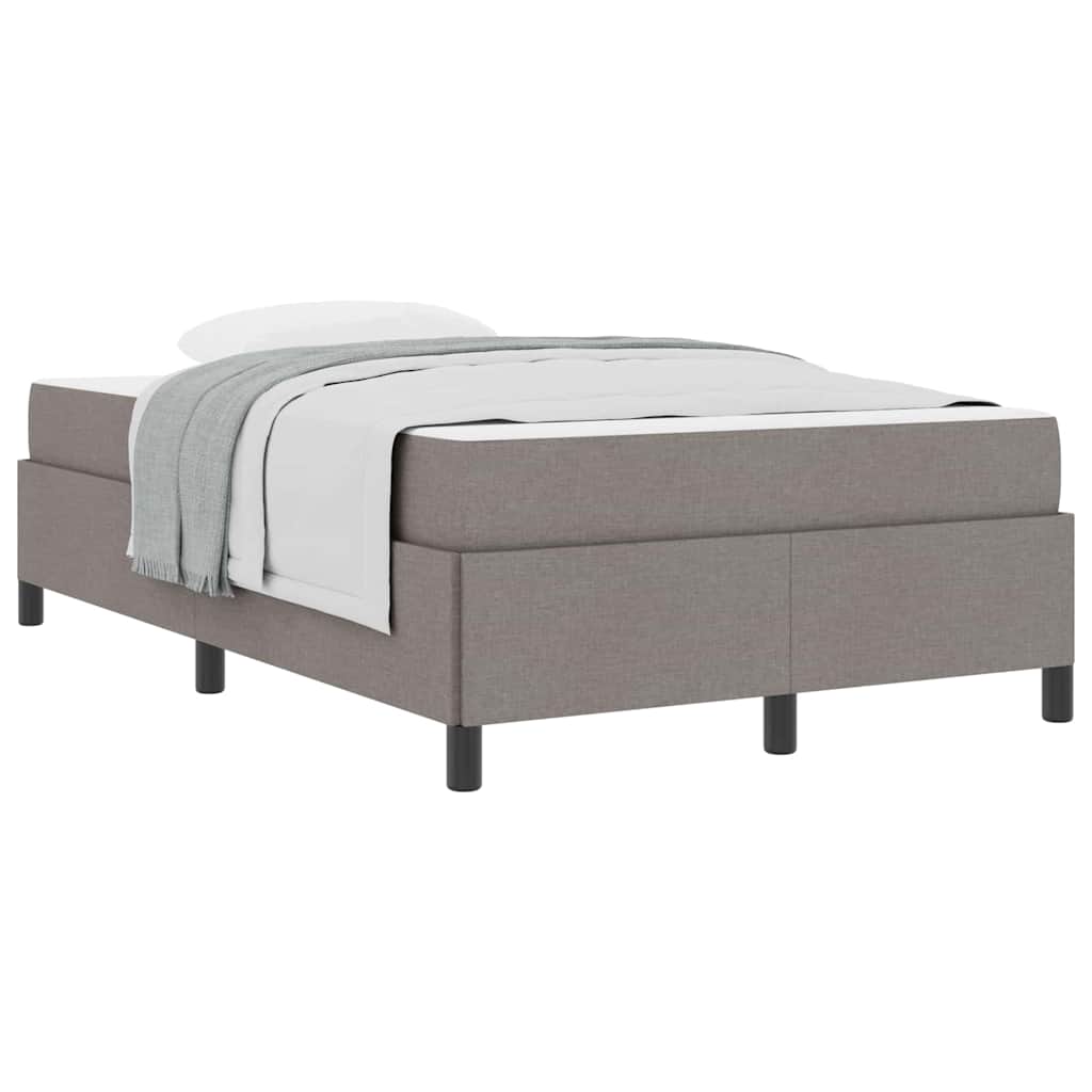 Box spring seng Gråbrun og Sort 120 x 200 cm